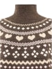 Zwillingsherz Pullover "Norweger" in Braun