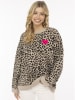 Zwillingsherz Pullover "Leo Love" in Beige