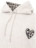 Zwillingsherz Hoodie "Leo Herz" grijs
