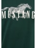 Mustang Koszulka w kolorze ciemnozielonym