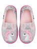 NANGA Pantoffels "Pferdchen 2.0" grijs/roze