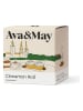 AVA & MAY Duftkerze "Cinnamon Roll" in Hellbraun - 220 g