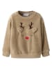 name it Sweatshirt "Reindeers" in Beige
