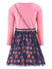 happy girls by Eisend Kleid in Rosa/ Dunkelblau