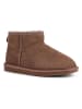 Leder-Winterboots in Hellbraun