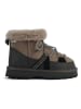 EMU Australia Leder-Winterboots in Schwarz/ Taupe
