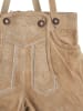 Isartrachten Kurze Lederhose in hellbraun