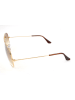 Ray Ban Męskie okulary przeciwsłoneczne w kolorze złoto-brązowym