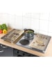 Wenko 2er-Set: Herdabdeckplatten "Bistro" in Beige - (L)30 x (B)52 cm