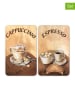 Wenko 2er-Set: Herdabdeckplatten in Dunkelblau - (L)30 x (B)52 cm