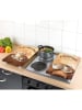 Wenko 2er-Set: Herdabdeckplatten in Dunkelblau - (L)30 x (B)52 cm