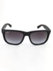Ray Ban Męskie okulary przeciwsłoneczne "Justin" w kolorze czarno-szaro-fioletowym