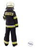 Party x People 2-delig kostuum "Feuerwehrmann" zwart