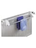 Wenko Wasrek voor aan de radiator "Twin" wit - (B)57 x (D)13 cm