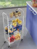 metaltex Allzweckwagen "Pisa" in Weiß - (B)41 x (H)84 x (T)23 cm
