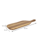 THE HOME DECO FACTORY Snijplank naturel - (L)50 x (B)16 cm