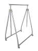 Wenko Kleiderständer in Silber/ Grau - (B)88 x (H)168 x (T)49 cm