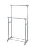 Wenko Kleiderständer "Twin Bars" in Grau/ Chrom - (B)163 x (H)168 x (T)44 cm