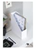 BigsoBox Stehsammler "Viktoria" in Weiß - (B)24,5 x (H)32 x (T)10 cm