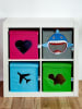 STORE IT Ordnungsbox in Grün - (B)30 x (H)30 x (T)30 cm