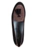 Sioux Leder-Slipper "Pina" in dunkelblau/ taupe