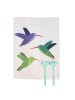 Happy Friday Ściereczki (2 szt.) "Colibri" w kolorze białym ze wzorem do naczyń