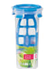 Emsa Kubek "Clip & Close" w kolorze niebieskim do mieszania - 500 ml