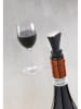Steel-Function Flaschenverschluss "Wine and Dine" in Schwarz/ Silber - (B)2 x (H)8 cm