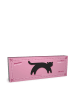Leschi Nekwarmtekussen "De kat Minina" rood - (B)17 x (L)39 cm