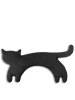 Leschi Nekwarmtekussen "De kat Minina" lichtgrijs - (B)17 x (L)39 cm
