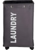 Wenko Wasmand "Quadro" grijs - 79 l