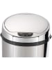 Echtwerk Sensor-Abfalleimer in Silber - 30 l