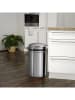 Echtwerk Sensor-Abfalleimer in Silber - 30 l