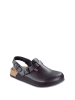 Birkenstock Skórzane półsandały "Tokio" w kolorze czarnym