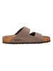 Birkenstock Pantoletten "Arizona" in Hellbraun - Weite N