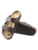 Birkenstock Pantoletten "Arizona" in Dunkelbraun - Weite N