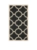 Safavieh Kunstfaser-Fußmatte "Mali" in Schwarz/ Beige