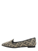 Flip Flop Slipper "Tula" in Schwarz/ Beige