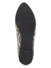 Flip Flop Slipper "Tula" in Schwarz/ Beige