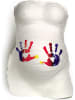 Baby Art 11tlg. Schwangerschaftsbauch-Abdruck-Set in Weiß