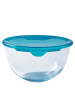 Pyrex Kom met deksel "Prep & Store" blauw - 1 l