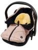 Kaiser Naturfellprodukte Voetenzak voor in de kinderwagen "Little Sheepy" lichtbruin - (B)40 x (L)80 cm