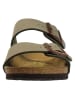 Birkenstock Pantoletten "Arizona" in Grau - Weite S
