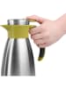 Emsa Edelstahl-Isolierkanne "Soft Grip" in Silber/ Grün - 1 l