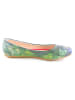Goby Leder-Ballerinas in Bunt