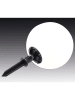 näve Gartenstecker in Weiß/ Schwarz - (H)83 cm