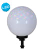 näve Lampa ogrodowa w kolorze biało-czarnym - wys. 83 cm