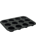 Zenker Muffinvorm "Black Metallic" zwart - (L)38,5 x (B)26,5 cm