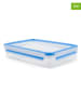 Emsa 2er-Set: Aufschnittboxen "Clip and Close" in blau - 1,65 l