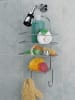 Rayen Organizer w kolorze srebrnym pod prysznic - 25,5 x 57 x 10 cm